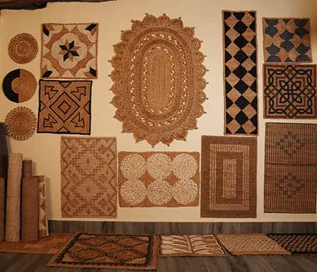 Traditional rug making process