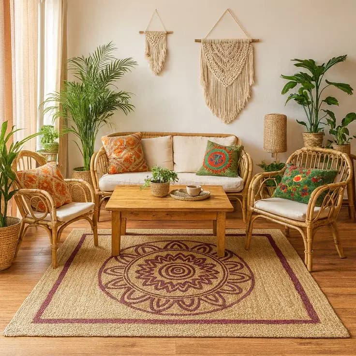 MKT Rugs hero - handwoven natural fibre rugs